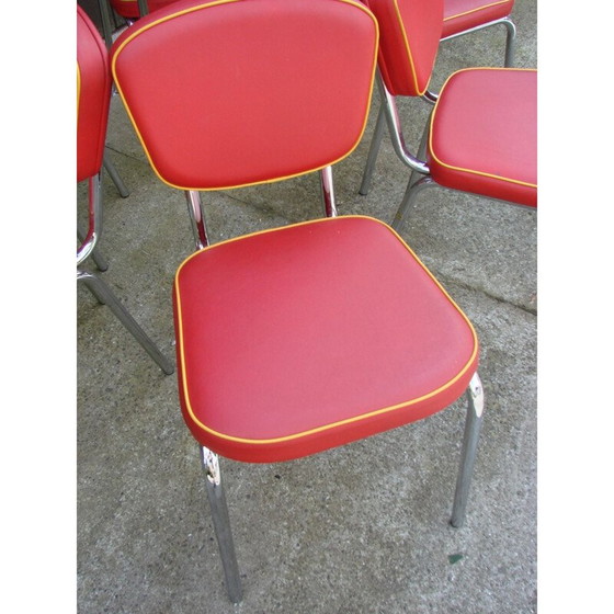 Image 1 of Ensemble de 6 chaises vintage Goin, Allemagne 1980