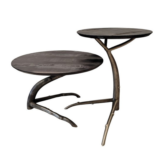 Image 1 of Table basse vintage en pâte de résine pour Roche Bobois, France