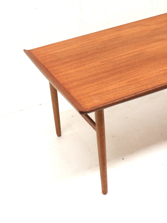 Image 1 of Table basse vintage en teck par Alf Svensson pour Tingströms Suède