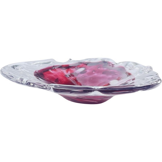 Image 1 of Cendrier vintage en verre organique, Italie 1970
