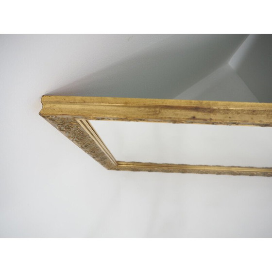 Image 1 of Miroir vintage avec cadre en bois
