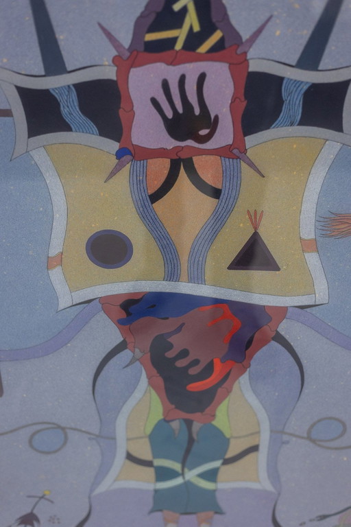 Jorge Camacho. Oeuvre « La Langue De La Corde ». Années 1992.