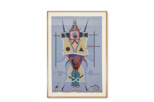 Jorge Camacho. Oeuvre « La Langue De La Corde ». Années 1992.