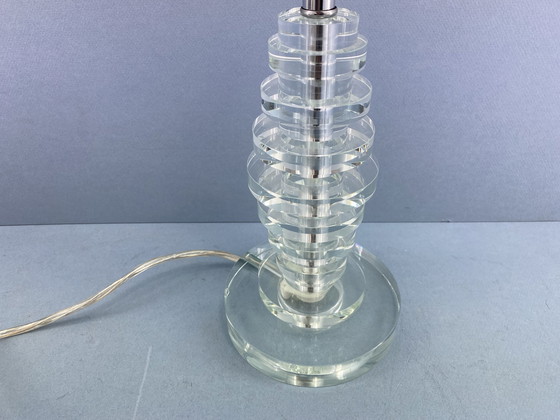 Image 1 of Lampe de table en verre