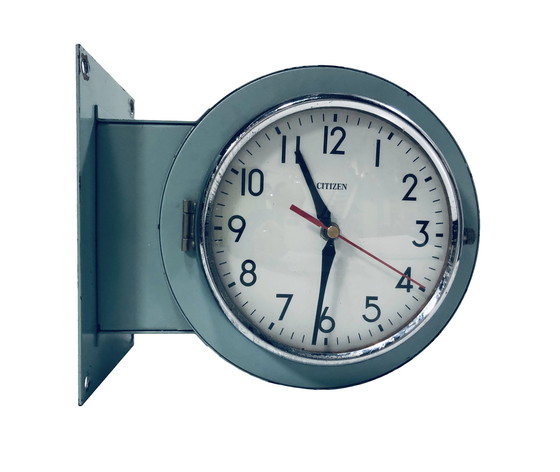 Image 1 of Horloge Recto-Verso Vintage • Marine Militaire • Citizen 2221 • 1980