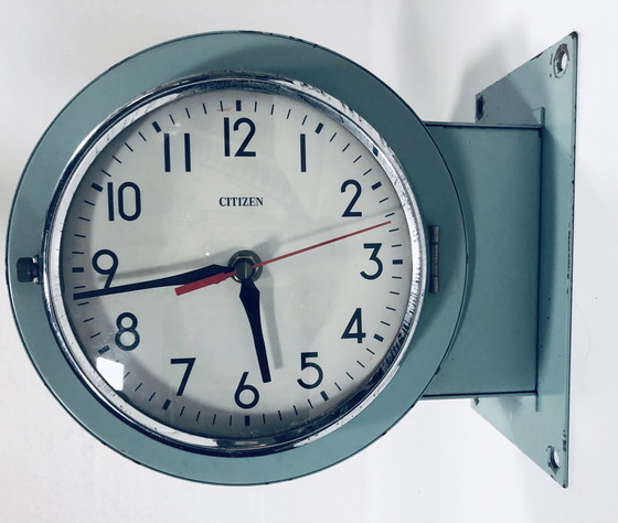 Image 1 of Horloge Recto-Verso Vintage • Marine Militaire • Citizen 2221 • 1980