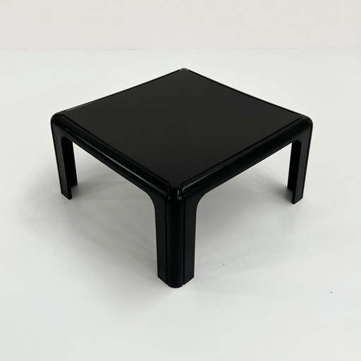 Table basse Black Model 4894 par Gae Aulenti pour Kartell, 1970S