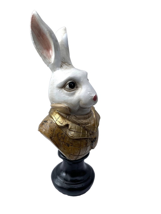 Buste de lapin orné - Décoration d'intérieur ou cadeau unique