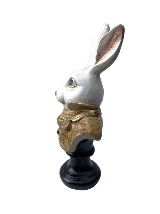 Image 1 of Buste de lapin orné - Décoration d'intérieur ou cadeau unique