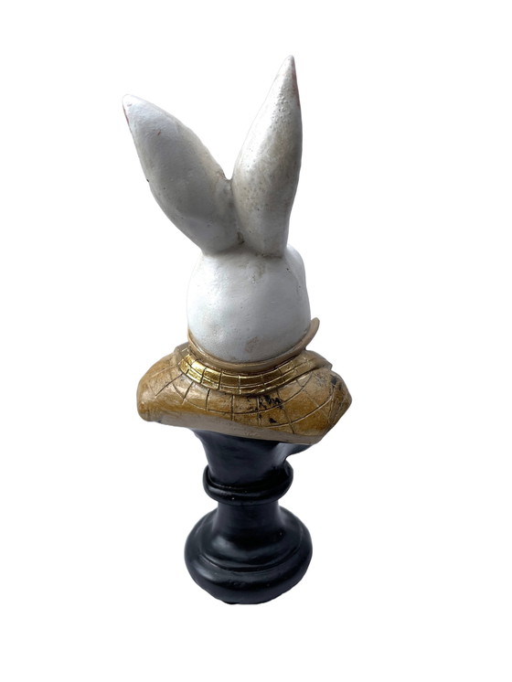 Image 1 of Buste de lapin orné - Décoration d'intérieur ou cadeau unique