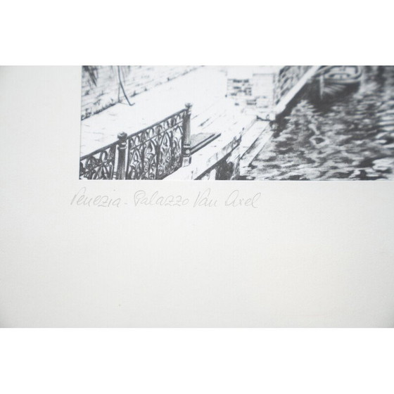 Image 1 of Paire de sérigraphies vintage en bois et verre de Nicholas d'Amico, 1980