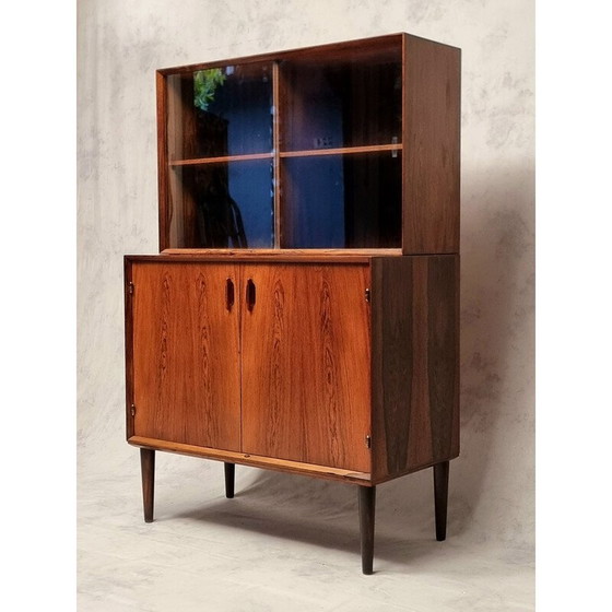 Image 1 of Bibliothèque vintage en bois de rose par Ejvind Johansson pour Ivan Gern, 1960