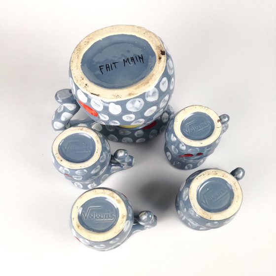 Image 1 of Service À Boisson Vallauris 5 Pièces, France 1970
