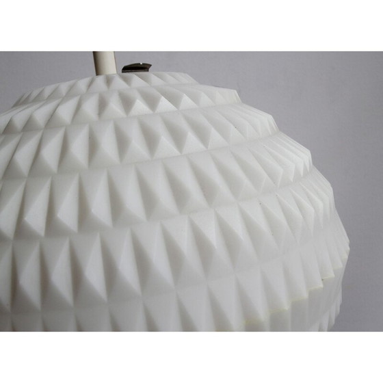 Image 1 of Lampe suspendue blanche vintage par Erco, 1960