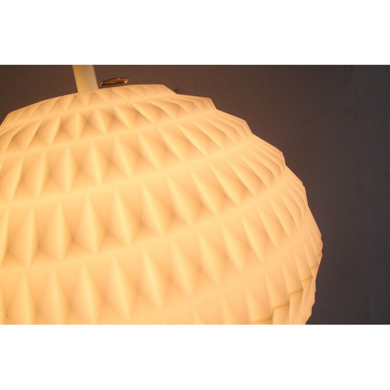 Image 1 of Lampe suspendue blanche vintage par Erco, 1960