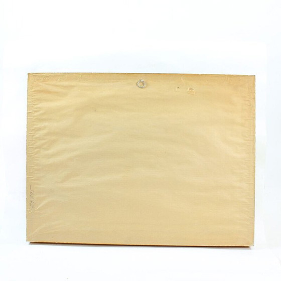 Image 1 of Tapisserie murale décorative art vintage sur le paysage photo de Bratislava, Tchécoslovaquie 1980