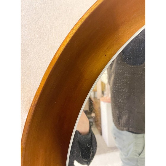 Image 1 of Miroir doré vintage dans un cadre en bois, Italie 1960