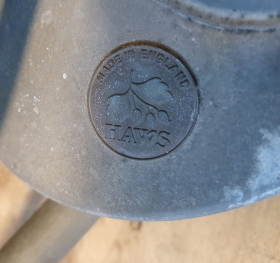 Image 1 of 1590 Vintage Zinc English Watering Can Flower Caster Haws Geniun