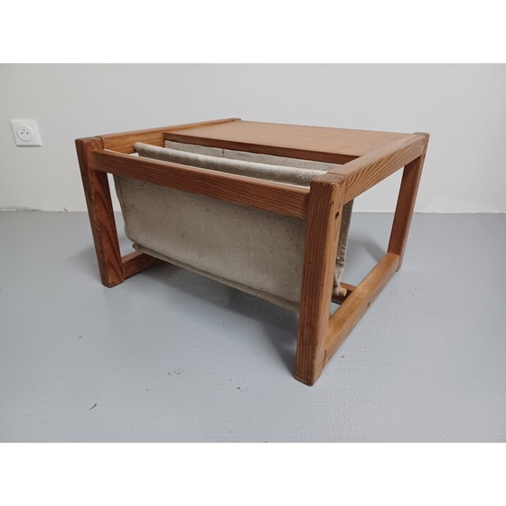 Image 1 of Table basse vintage avec 2 porte-revues par Karim Mobring pour Ikea, 1970