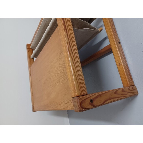 Image 1 of Table basse vintage avec 2 porte-revues par Karim Mobring pour Ikea, 1970