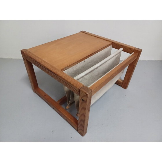 Image 1 of Table basse vintage avec 2 porte-revues par Karim Mobring pour Ikea, 1970