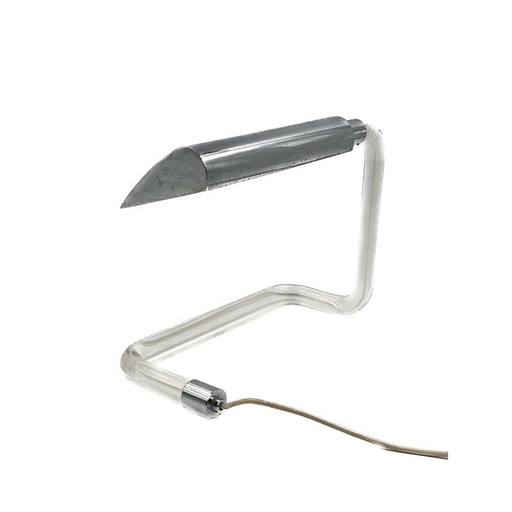 Lampe de bureau vintage Crylicord par Peter Hamburger pour Knoll International, 1960s