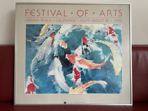 Affiche Vintage - Festival des Arts/ Laguna Beach - 1986