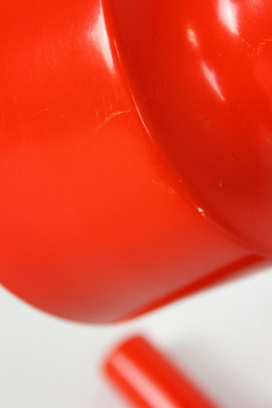 Image 1 of Lampe de table rouge de Josef Hurka pour Napako, 1960S