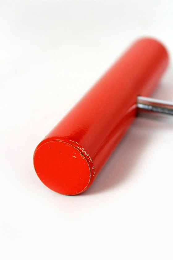 Image 1 of Lampe de table rouge de Josef Hurka pour Napako, 1960S