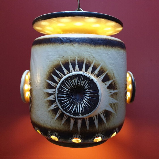 Image 1 of Suspension vintage en céramique de Jette Helleroe par Axella, 1970