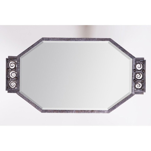 Miroir art déco vintage par Louis Majorelle, France 1920