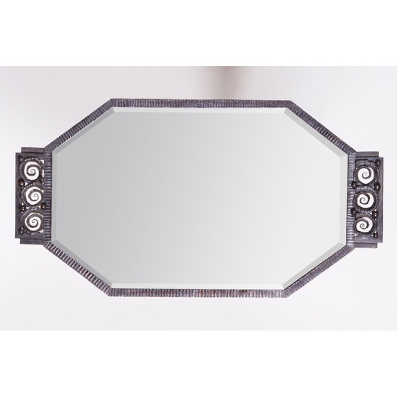 Image 1 of Miroir art déco vintage par Louis Majorelle, France 1920
