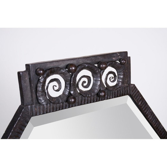 Image 1 of Miroir art déco vintage par Louis Majorelle, France 1920