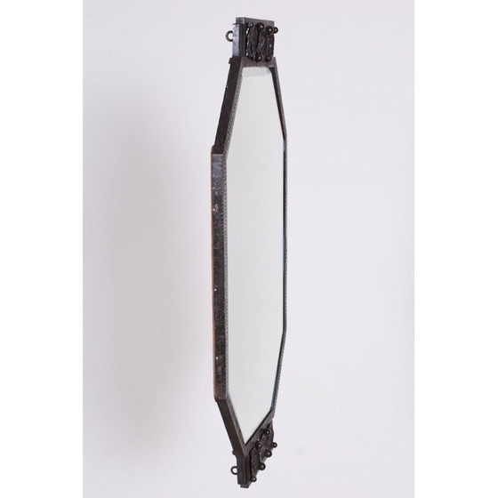 Image 1 of Miroir art déco vintage par Louis Majorelle, France 1920