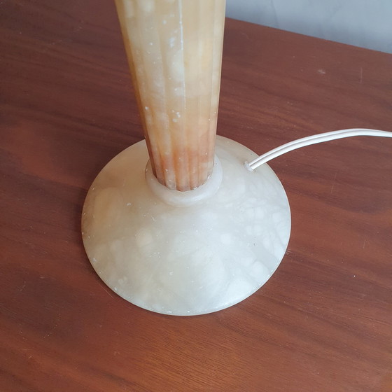 Image 1 of Lampe de table espagnole en albâtre de Santa Rita 1970