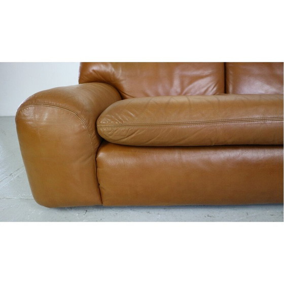 Image 1 of Canapé vintage en cuir "Bengodi" par Cini Boeri pour Aflex, Italie 1970