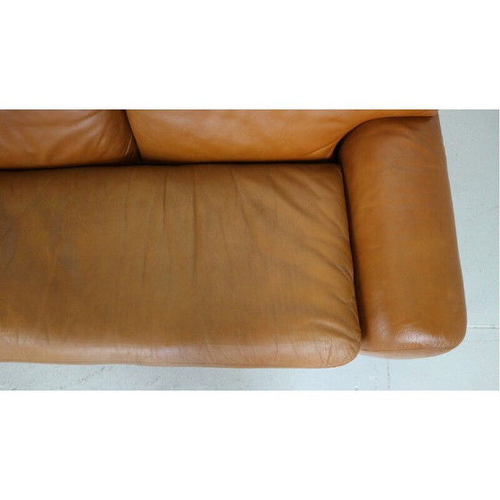 Image 1 of Canapé vintage en cuir "Bengodi" par Cini Boeri pour Aflex, Italie 1970