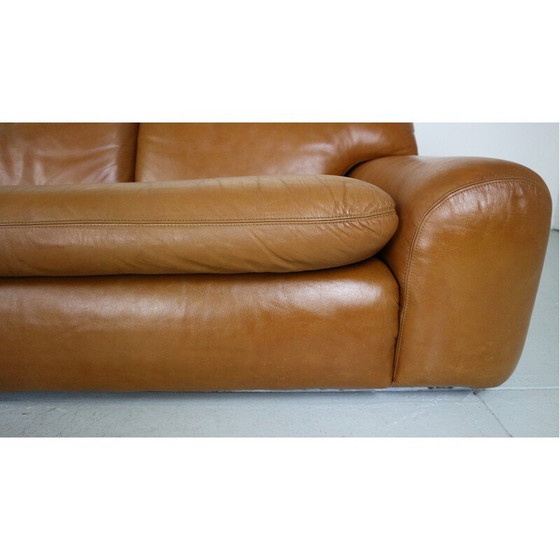 Image 1 of Canapé vintage en cuir "Bengodi" par Cini Boeri pour Aflex, Italie 1970