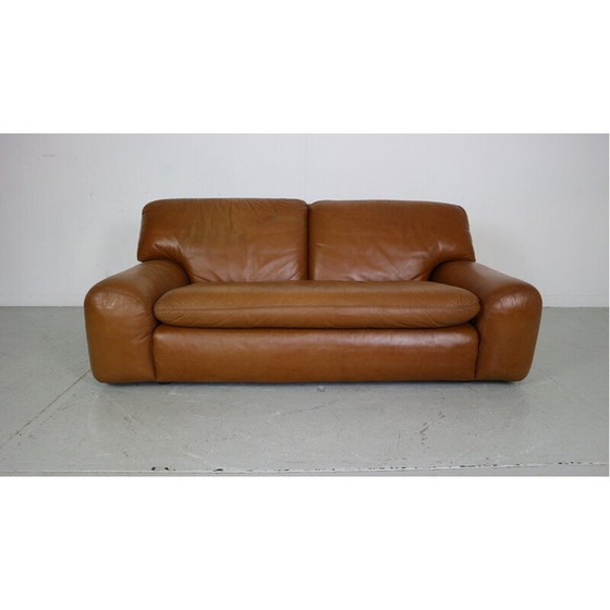 Image 1 of Canapé vintage en cuir "Bengodi" par Cini Boeri pour Aflex, Italie 1970