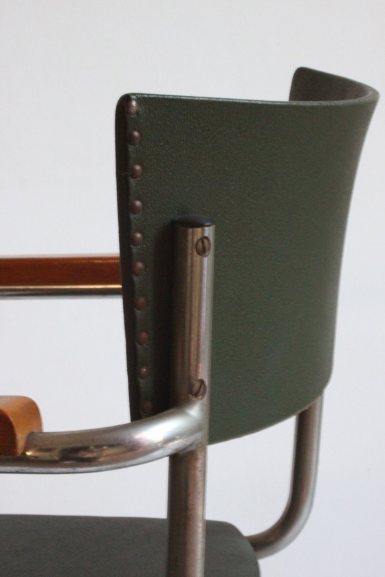 Image 1 of Fauteuils cantilever en acier tubulaire, 1930S