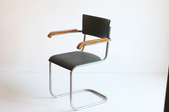 Image 1 of Fauteuils cantilever en acier tubulaire, 1930S