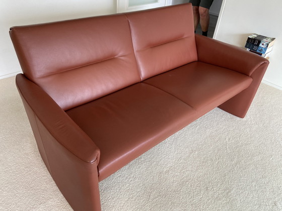 Image 1 of Leolux Canapé 2.5-3 places Boavista Senseo Leather Colour Rust