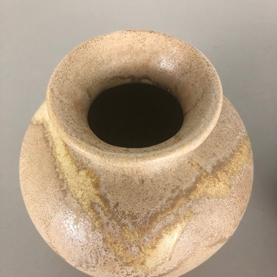 Image 1 of Paire de vases en poterie vintage Fat Lava Abstract by Ruscha Allemagne 1960s