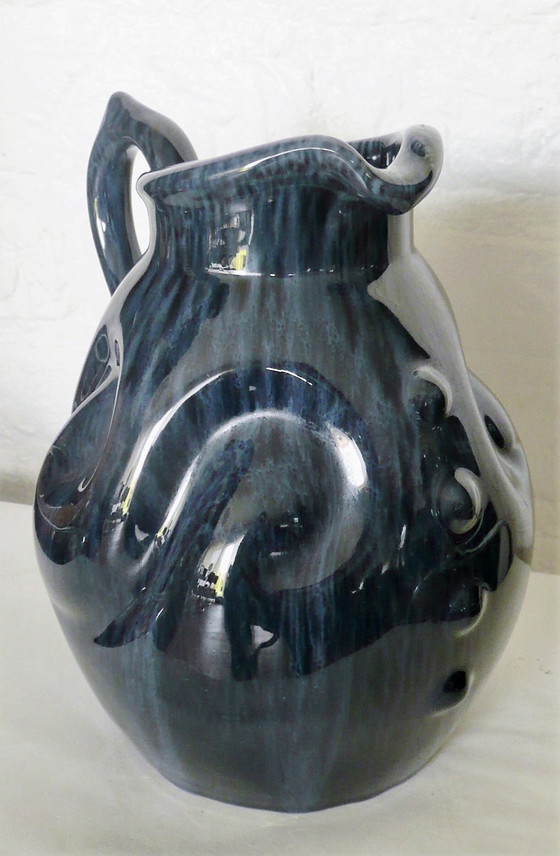 Image 1 of Vase de Fons Decker, céramiste, années 1930.