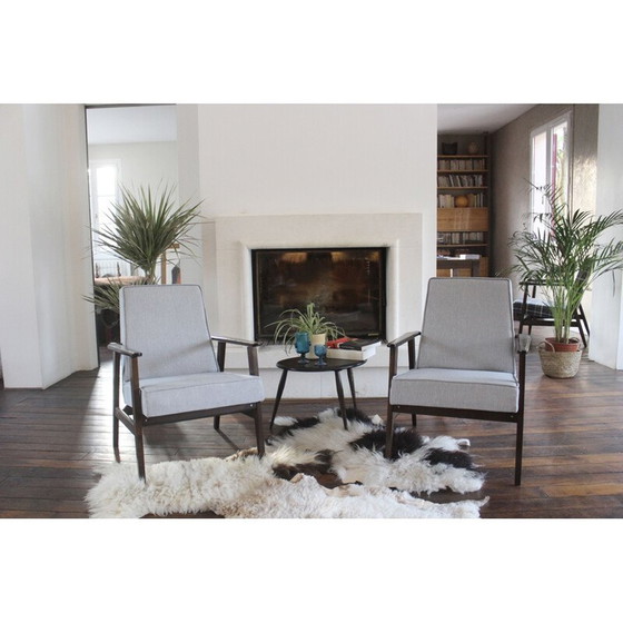 Image 1 of Paire de fauteuils vintage 300-190 par Henryk Lis, 1970