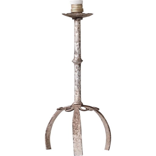 Lampe de table vintage en métal, Espagne 1960