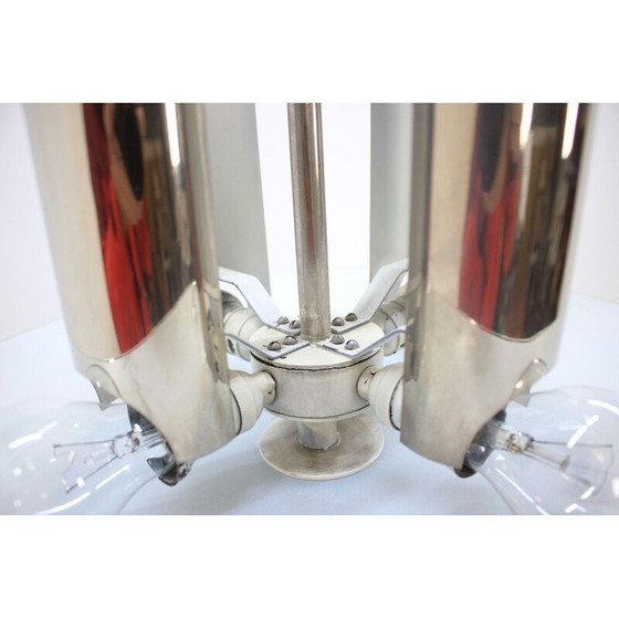 Image 1 of Lampe suspendue bauhaus chromée, 1930