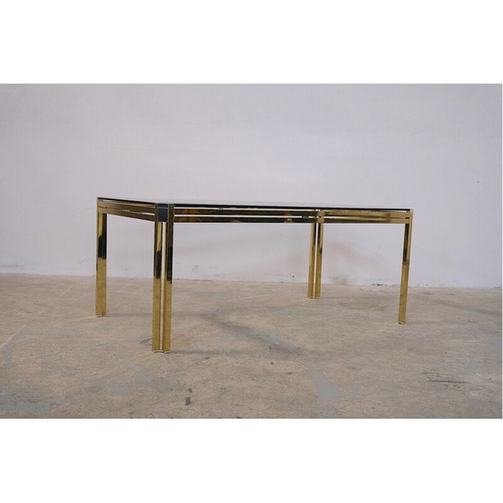 Image 1 of Table basse italienne vintage en verre et chrome, 1970