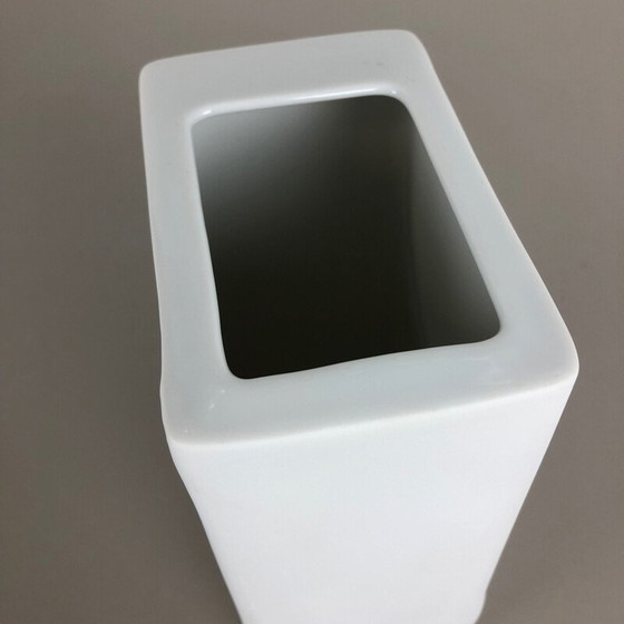 Image 1 of Grand vase vintage en porcelaine OP Art par Martin Freyer pour Rosenthal, Allemagne 1970