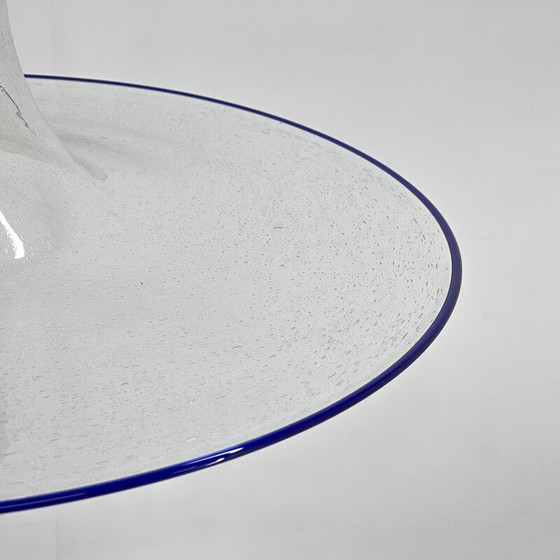 Image 1 of Lampe suspendue Space Age en verre et chrome, Italie 1970